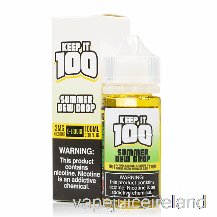 Vape Juice Summer Dew Drop - Keep It 100 - 100mL 6mg